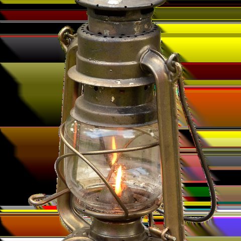 Brass hurricane lantern
