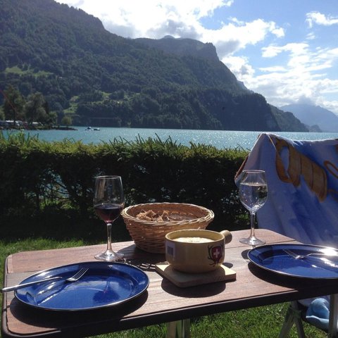 Camp dining table