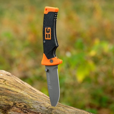 Folding survival knife
