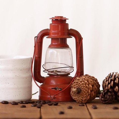 Red storm lantern