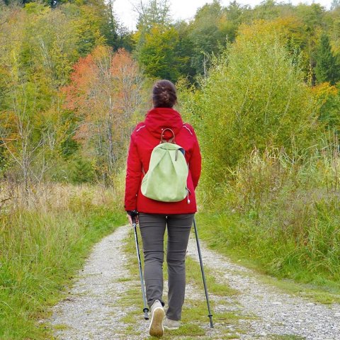 Red trail jacket
