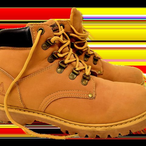 Trail boots, wheat
